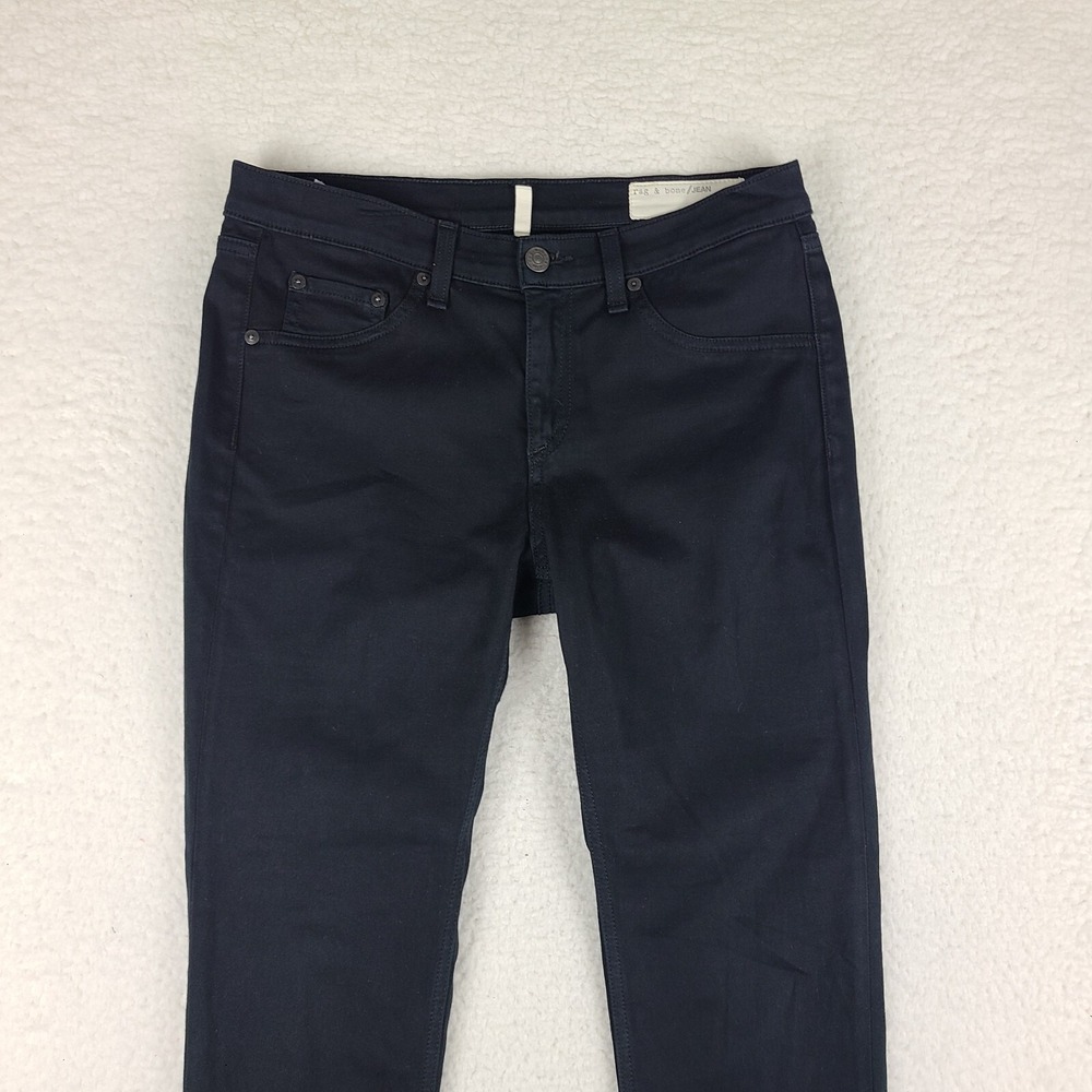 Rag Bone Jeans Womens‎ 29 Legging Skinny Wash Black Plush Soft Cotton GC - Picture 2 of 14